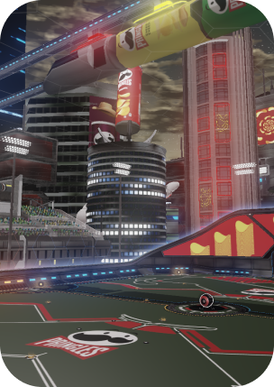 Pringles dentro del gaming: entorno virtual en rocket league